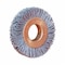Nylox Burr-Rx Wheel Brush, Small Diameter, 1-1/4 in Brush Dia, 5/16 in Face W, 1/4 in Arbor Hole, Crimped/ 17535 - alternate 1